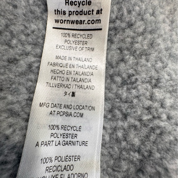 NEW Patagonia Better Sweater Men's XL Gray Fleece Gorpcore Full Zip Logo Rutgers - Picture 14 of 16